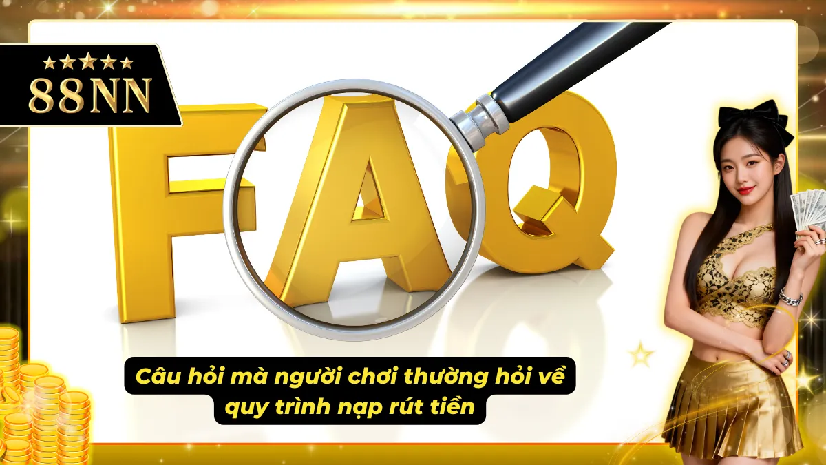 Người chơi thường hỏi các câu hỏi về quy trình nạp rút tiền tại nhà cái